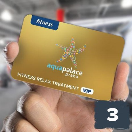 Permanentka Fitness Relax Treatment VIP 3